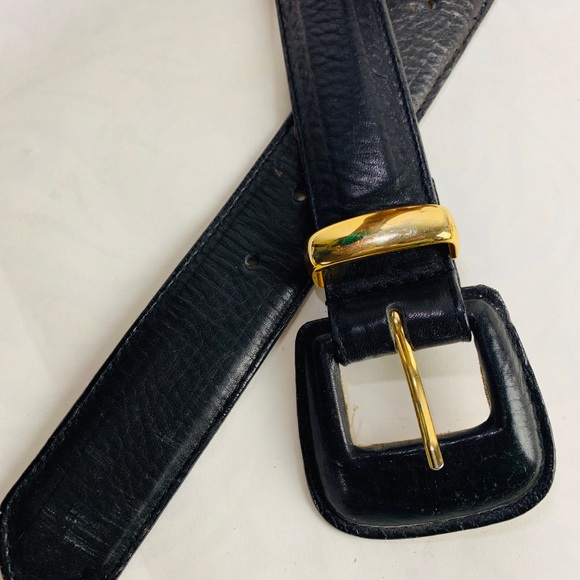 Ritz genuine leather belt black size large - Picture 8 of 8